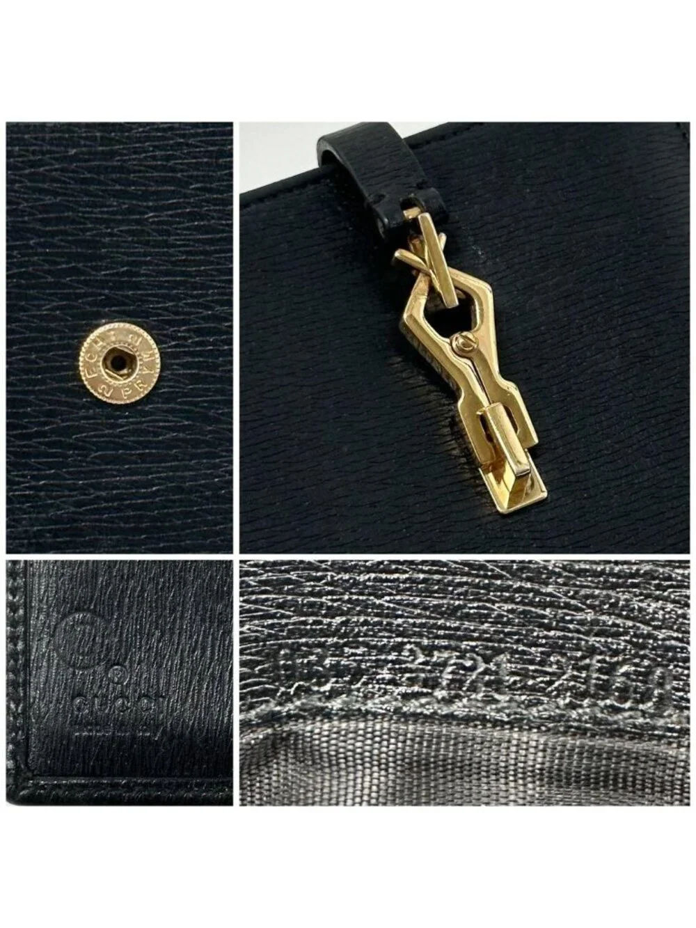 ★SOLD★ Gucci Archive Era Vintage Clip Jackie Wallet - Picture 12 of 13